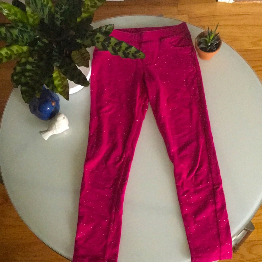 Pink jegging‘s with silver sparkles💕✨